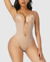 Load image into Gallery viewer, Plunge Bra Thong Body Suit
