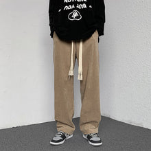 Load image into Gallery viewer, RT No. 5138 CORDUROY DRAWSTRING WIDE STRAIGHT SWEATPANTS
