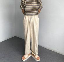 Load image into Gallery viewer, RT No. 2038 LINEN WIDE STRAIGHT PANTS
