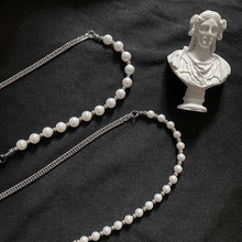 Load image into Gallery viewer, CHAIN PEARL NECKLACE
