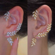 Load image into Gallery viewer, The Erica Leaf Cuff Earrings
