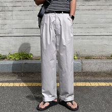 Load image into Gallery viewer, RT No. 4471 JAPANESE ESSENTIALS STRAIGHT WIDE DRAPE PANTS
