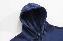 Load image into Gallery viewer, RT No. 5421 DARK BLUE CHICAGO LETTERED HOODIE
