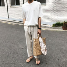 Load image into Gallery viewer, RT No. 4379 LIGHT KHAKI LINEN CASUAL PANTS
