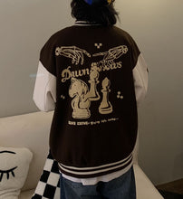 Load image into Gallery viewer, RT No. 5330 EMBROIDERED CHESS VARSITY JK
