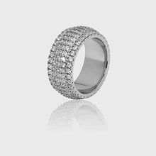 Load image into Gallery viewer, 5 ROW BAND RING [WHITE GOLD]
