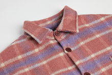 Load image into Gallery viewer, RT No. 2744 WOOLEN KNITTED PLAID COLLAR SHIRT
