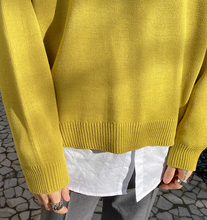 Load image into Gallery viewer, RT No. 3201 YELLOW KNITTED SWEATER
