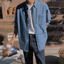 Load image into Gallery viewer, RT No. 4083 DENIM COLLAR SHIRT
