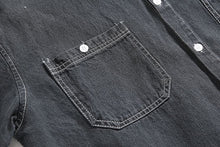 Load image into Gallery viewer, RT No. 5166 DARK GRAY DENIM SHIRT
