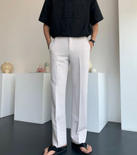 Load image into Gallery viewer, RT No. 4375 DRAPE STRAIGHT CASUAL PANTS
