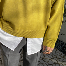 Load image into Gallery viewer, RT No. 3201 YELLOW KNITTED SWEATER
