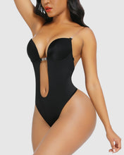 Load image into Gallery viewer, Plunge Bra Thong Body Suit
