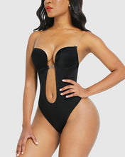 Load image into Gallery viewer, Plunge Bra Thong Body Suit
