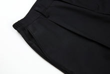 Load image into Gallery viewer, RT No. 3157 BLACK WIDE STRAIGHT PANTS
