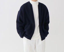 Load image into Gallery viewer, RT No. 4454 KNITTED ROUND-NECK CARDIGAN SWEATER
