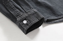 Load image into Gallery viewer, RT No. 5166 DARK GRAY DENIM SHIRT
