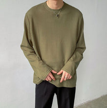 Load image into Gallery viewer, RT No. 4438 ROUND NECK WAFFLE LONGSLEEVE
