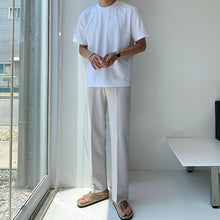 Load image into Gallery viewer, RT No. 4375 DRAPE STRAIGHT CASUAL PANTS
