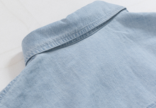 Load image into Gallery viewer, RT No. 4200 DENIM TWO TONE COLLAR SHIRT
