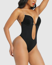 Load image into Gallery viewer, Plunge Bra Thong Body Suit
