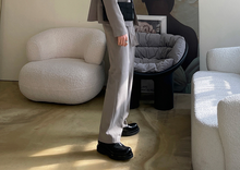 Load image into Gallery viewer, RT No. 4195 GRAY SUIT JK &amp; WIDE PANTS
