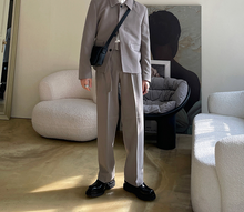 Load image into Gallery viewer, RT No. 4195 GRAY SUIT JK &amp; WIDE PANTS
