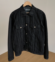 Load image into Gallery viewer, No. 4012 VERTICAL STRIPED BUTTON-UP JK &amp; WIDE PANTS (TOP &amp; BOTTOM)
