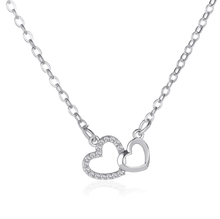 Load image into Gallery viewer, The Ella Double Heart Necklace
