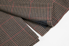 Load image into Gallery viewer, RT No. 3398 BROWN PLAID COLLAR COAT JK
