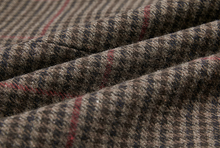 Load image into Gallery viewer, RT No. 3398 BROWN PLAID COLLAR COAT JK
