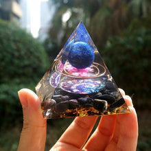 Load image into Gallery viewer, Lapis Lazuli Amethyst Pyramid
