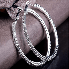 Load image into Gallery viewer, The Grace Crystal Hoop Earrings
