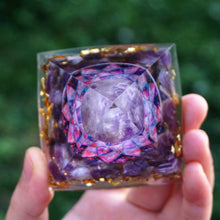 Load image into Gallery viewer, Natural Amethyst Pyramid
