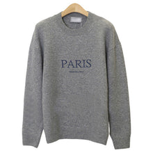 Load image into Gallery viewer, RT No. 4340 KNITTED PARIS LETTERED SWEATER
