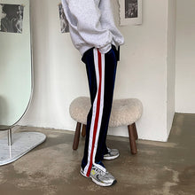 Load image into Gallery viewer, RT No. 3208 VELVET WIDE STRIPE PANTS
