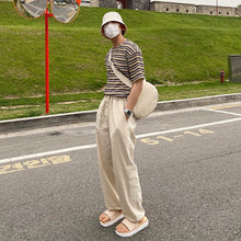 Load image into Gallery viewer, RT No. 2038 LINEN WIDE STRAIGHT PANTS
