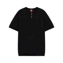 Load image into Gallery viewer, RT No. 4401 KNITTED SHORT SLEEVE HALF BUTTON SHIRT
