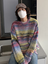 Load image into Gallery viewer, RT No. 5441 KNITTED COLORED ROUND NECK SWEATER
