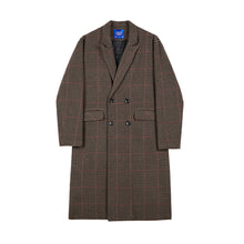 Load image into Gallery viewer, RT No. 3398 BROWN PLAID COLLAR COAT JK
