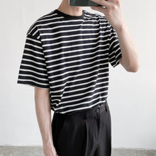 Load image into Gallery viewer, RT No. 4445 STRIPED HALF SLEEVE SHIRT
