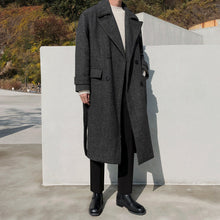 Load image into Gallery viewer, RT No. 2804 PATTERN WOOLEN TRENCH COAT
