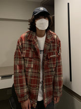 Load image into Gallery viewer, RT No. 5328 RED PLAID SHIRT JK
