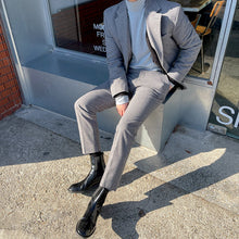 Load image into Gallery viewer, RT No. 3333 KNITTED GRAY BLAZER JK &amp; PANTS (TOP &amp; BOTTOM)
