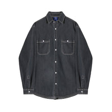 Load image into Gallery viewer, RT No. 5166 DARK GRAY DENIM SHIRT
