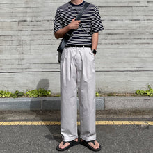 Load image into Gallery viewer, RT No. 4471 JAPANESE ESSENTIALS STRAIGHT WIDE DRAPE PANTS
