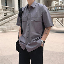 Load image into Gallery viewer, RT No. 4392 JAPANESE ESSENTIAL HALF-SLEEVE COLLAR SHIRT
