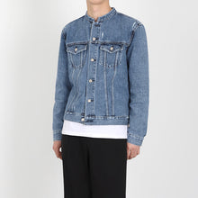 Load image into Gallery viewer, RT No. 2532 CHINESE COLLAR DENIM JK
