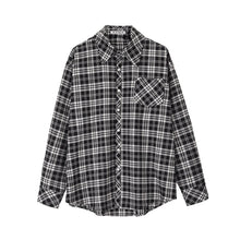 Load image into Gallery viewer, RT No. 4462 BLACK PLAID SHIRT
