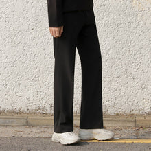 Load image into Gallery viewer, RT No. 4075 BLACK STRAIGHT WIDE PANTS
